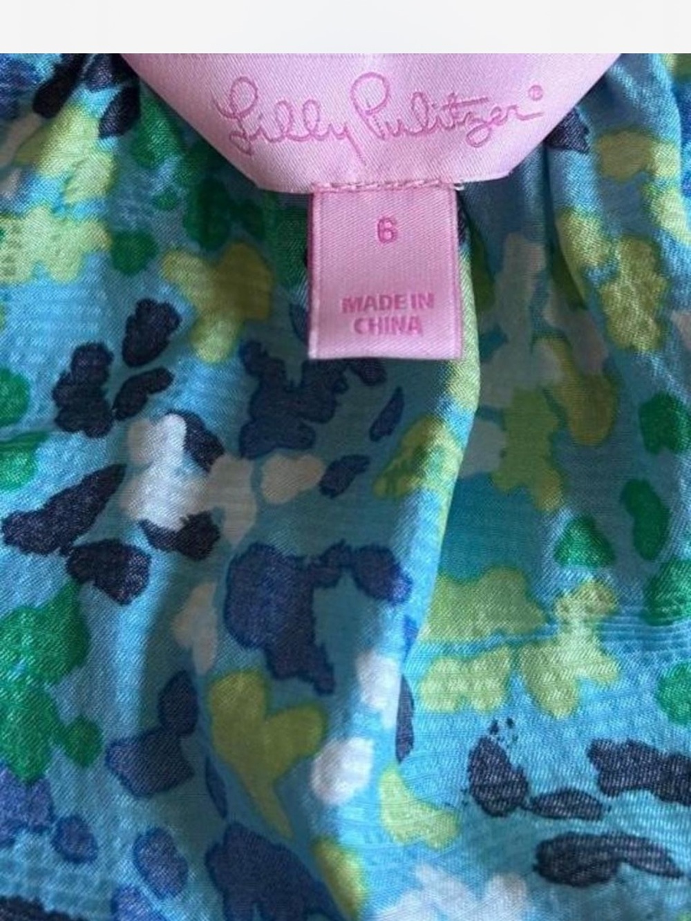 Lilly Pulitzer 100% Silk Tunic Shift Dress - Size 6 - Picture 4 of 6